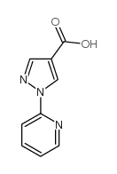 1-PYRIDIN-2-YL-1H-PYRAZOLE-4-CARBOXYLIC ACID structure