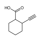 Cyclohexanecarboxylic acid, 2-ethynyl- (9CI) structure