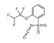 N-(oxomethylidene)-2-(1,1,2,2-tetrafluoroethoxy)benzenesulfonamide结构式