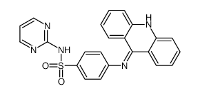 4-(acridin-9-ylamino)-N-pyrimidin-2-ylbenzenesulfonamide结构式