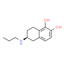 1,2-Naphthalenediol, 5,6,7,8-tetrahydro-6-(propylamino)-, (S)- (9CI)结构式