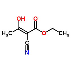 2-Butenoic acid, 2-cyano-3-hydroxy-, ethyl ester, (2Z)- picture