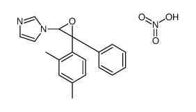 1-[3-(2,4-dimethylphenyl)-3-phenyloxiran-2-yl]imidazole,nitric acid Structure