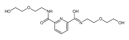 2-N,6-N-bis[2-(2-hydroxyethoxy)ethyl]pyridine-2,6-dicarboxamide Structure