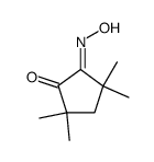 (E)-5-(hydroxyimino)-2,2,4,4-tetramethylcyclopentan-1-one Structure