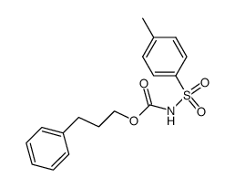 3-phenylpropyl tosylcarbamate Structure