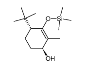 trans-6-tert-butyl-3-hydroxy-2-methyl-1-(trimethylsiloxy)-1-cyclohexene结构式
