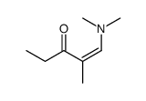 1-(dimethylamino)-2-methylpent-1-en-3-one结构式