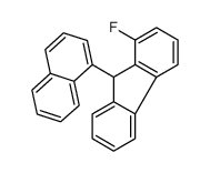 1-fluoro-9-naphthalen-1-yl-9H-fluorene结构式