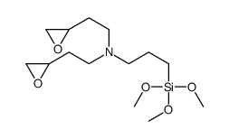 N,N-bis[2-(oxiran-2-yl)ethyl]-3-trimethoxysilylpropan-1-amine Structure