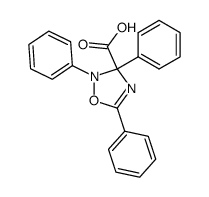 2,3,5-triphenyl-Δ4-1,2,4-oxadiazolin-3-carboxylic acid结构式