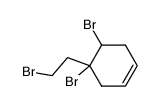 4,5-dibromo-4-(2-bromoethyl)-1-cyclohexene Structure