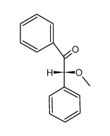 (R)-benzoin methyl ether结构式