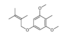 5-(2,3-dimethylbut-2-enoxy)-1,3-dimethoxy-2-methylbenzene Structure