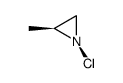 cis-(2S)-1-chloro-2-methylaziridine结构式