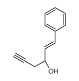 (3S)-1-phenylhex-1-en-5-yn-3-ol结构式