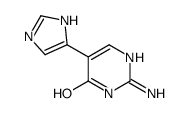 4(1H)-Pyrimidinone,2-amino-5-(1H-imidazol-4-yl)- (9CI)结构式