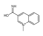 1-methylquinolin-1-ium-3-carboxamide Structure