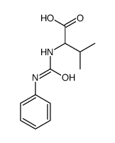 2-[(ANILINOCARBONYL)AMINO]-3-METHYLBUTANOIC ACID Structure