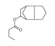 Octahydro-4,7-methano-1H-inden-5-yl butyrate结构式