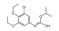 propan-2-yl N-(3-chloro-4,5-diethoxyphenyl)carbamate Structure