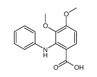 2-anilino-3,4-dimethoxy-benzoic acid Structure