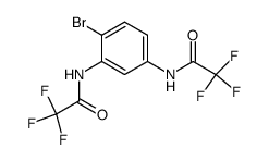 N,N'-(4-bromo-1,3-phenylene)bis(2,2,2-trifluoroacetamide) Structure