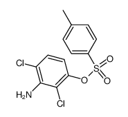 toluene-4-sulfonic acid-(2,4-dichloro-3-amino-phenyl ester) Structure