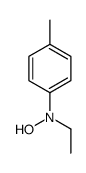 Benzenamine,N-ethyl-N-hydroxy-4-methyl- Structure