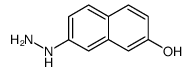 7-Hydrazino-[2]naphthol Structure