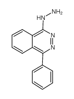 Phthalazine,1-hydrazinyl-4-phenyl- Structure
