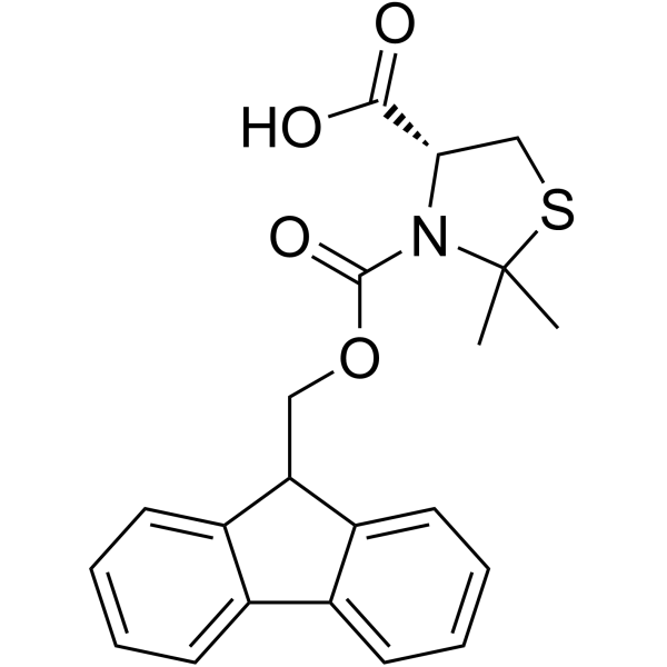 (R)-3-[(9H-芴-9-基甲氧基)羰基]-2,2-二甲基噻唑烷-4-甲酸图片