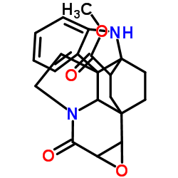 Methyl 8-oxo-6,7-epoxyaspidofractinine-3-carboxylate结构式