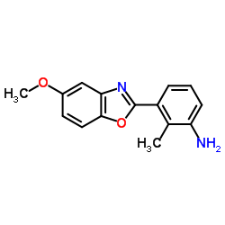 3-(5-METHOXY-BENZOOXAZOL-2-YL)-2-METHYL-PHENYLAMINE structure