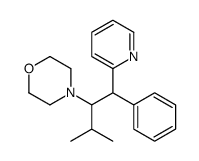 4-(3-methyl-1-phenyl-1-pyridin-2-ylbutan-2-yl)morpholine Structure