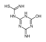 (6-amino-4-oxo-1H-1,3,5-triazin-2-yl)thiourea结构式
