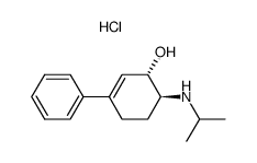trans-6-isopropylamino-3-phenylcyclohex-2-enol hydrochloride Structure