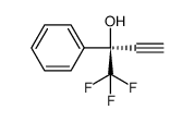 (S)-4,4,4-trifluoro-3-phenyl-3-hydroxybutyne Structure