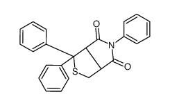 3,3,5-triphenyl-3a,6a-dihydro-1H-thieno[3,4-c]pyrrole-4,6-dione结构式