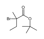 tert-butyl 2-bromo-2-methylbutanoate Structure