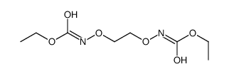 ethyl N-[2-(ethoxycarbonylamino)oxyethoxy]carbamate Structure