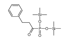 1-bis(trimethylsilyloxy)phosphoryl-3-phenylpropan-1-one Structure