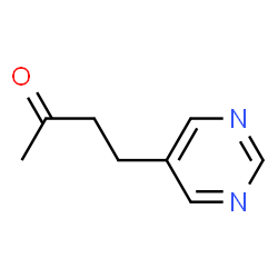 2-Butanone, 4-(5-pyrimidinyl)- (9CI) structure
