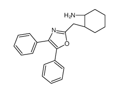 (1R,2R)-2-[(4,5-diphenyl-1,3-oxazol-2-yl)methyl]cyclohexan-1-amine Structure