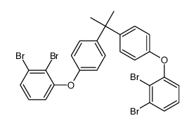 1,2-dibromo-3-[4-[2-[4-(2,3-dibromophenoxy)phenyl]propan-2-yl]phenoxy]benzene Structure