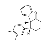 (2R,3S)-3-(3,4-Dimethyl-phenyl)-2-phenyl-cyclohexanone Structure