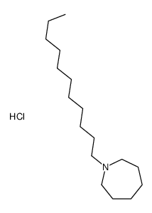 1-undecylazepane,hydrochloride结构式
