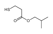 Propanoic acid, 3-Mercapto-, 2-Methylpropyl ester Structure