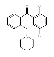 2,5-DICHLORO-2'-MORPHOLINOMETHYL BENZOPHENONE structure