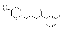 3'-BROMO-4-(5,5-DIMETHYL-1,3-DIOXAN-2-YL)BUTYROPHENONE picture